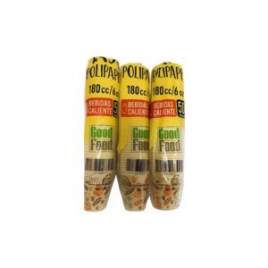 Vaso Polipapel 180 cc (50 unidades)